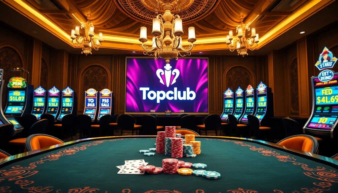 Experience casino thrills at https://topclub.site/ with vibrant poker chips and exciting gameplay.