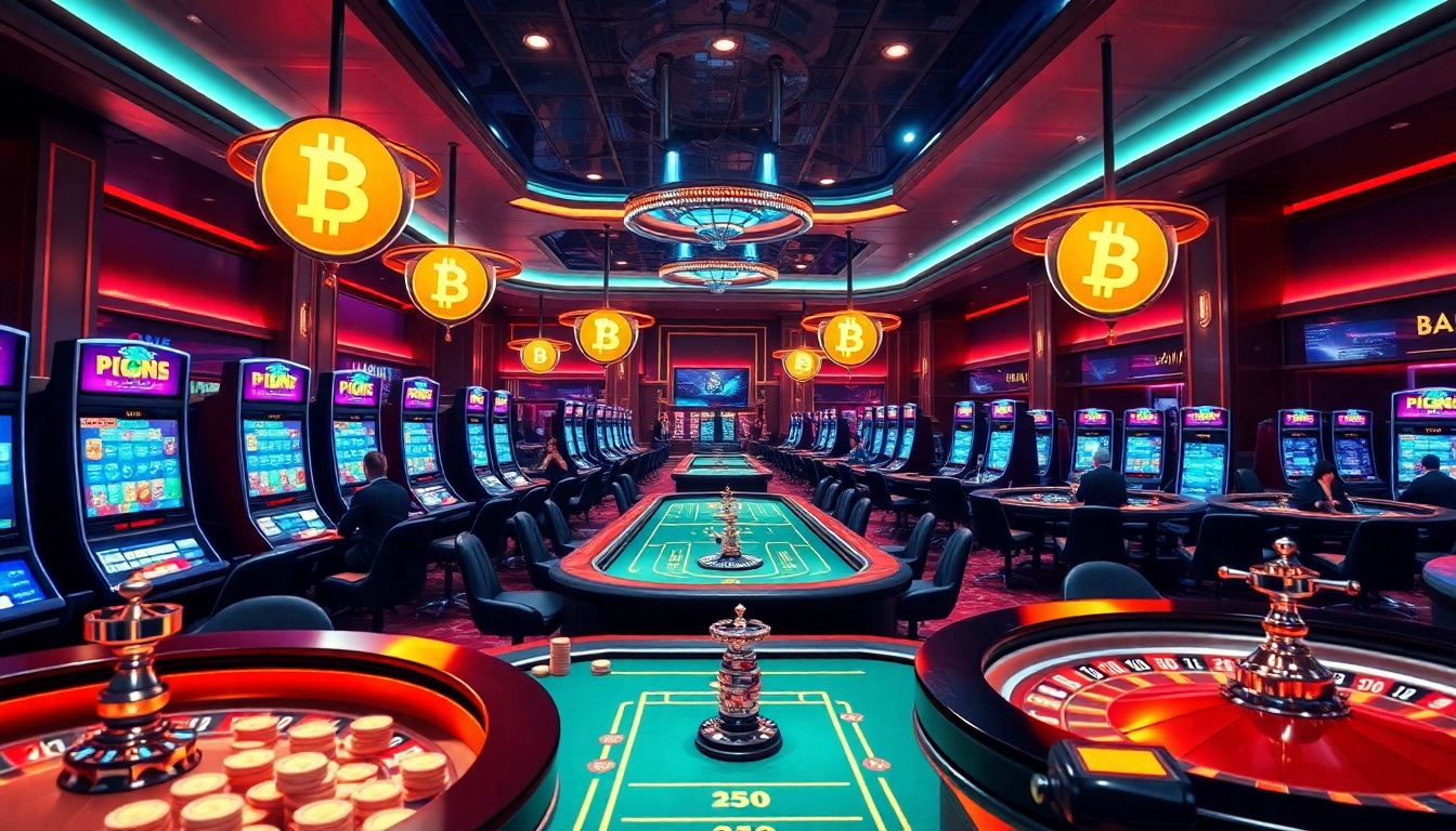 Participez à l'excitation du casino crypto en ligne avec des machines à sous dynamiques et des tables de poker animées.