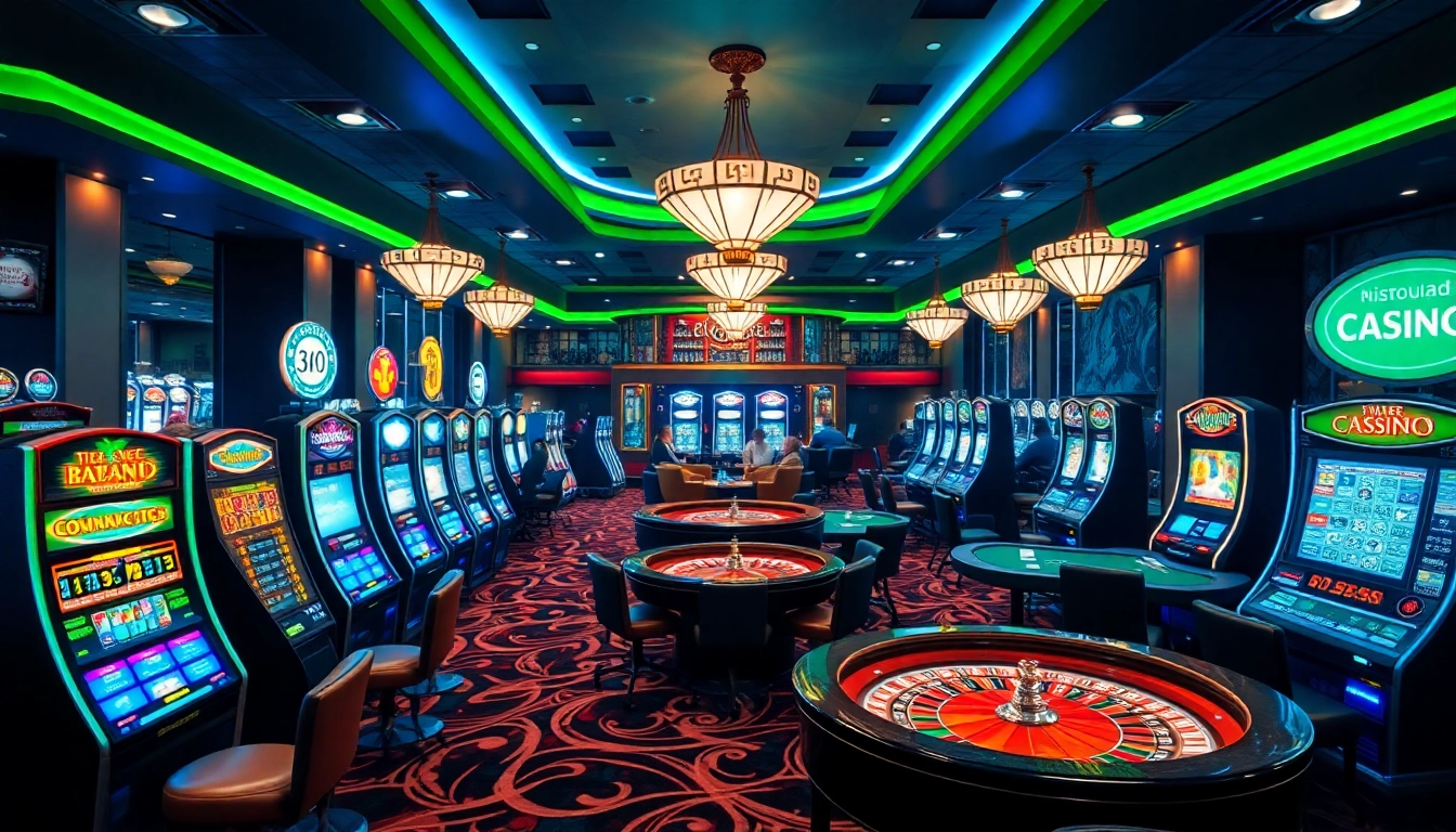 Découvrez des jeux passionnants dans un casino en ligne animé.