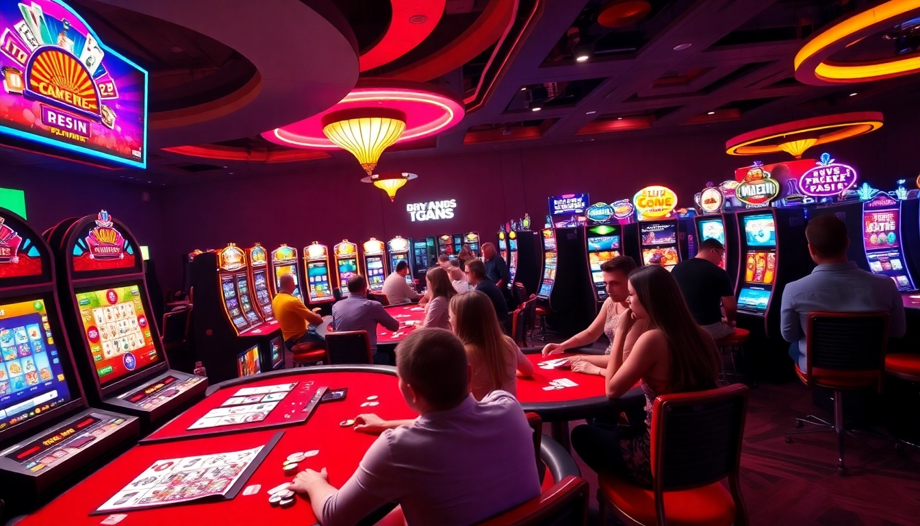 Visually engaging scene of meilleur casino en ligne highlighting dynamic game interactions and vibrant atmosphere.