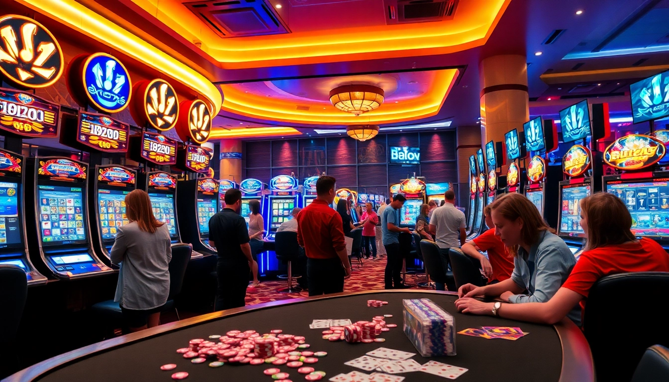 Jouer au casino en ligne avec des machines à sous et une ambiance vibrante d'un vrai casino.