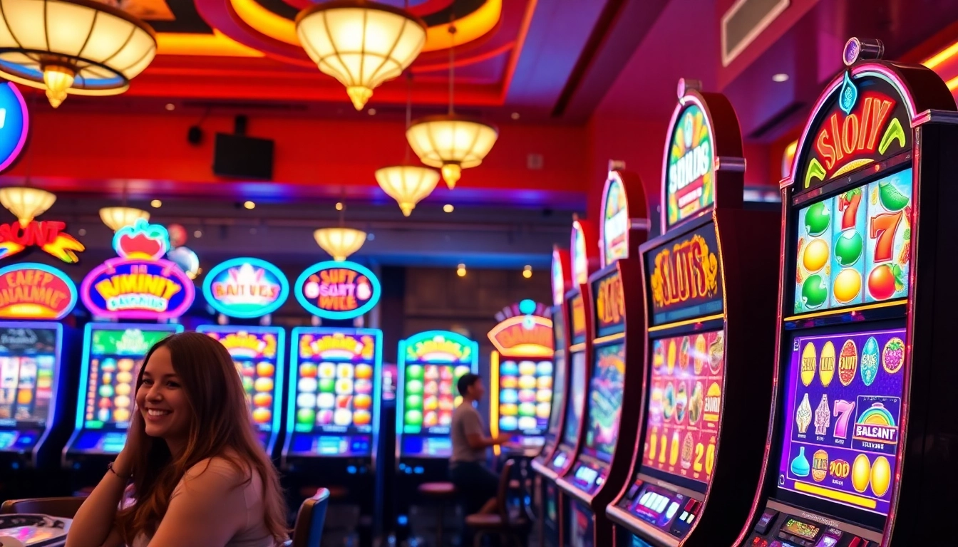 Jouez aux machines à sous gratuites en ligne avec une expérience de jeu fascinante et colorée.