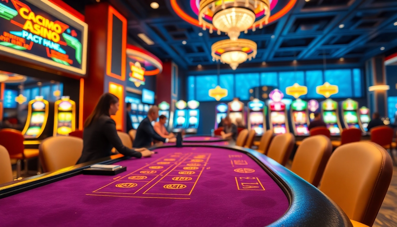 Visitez un crypto casino avec des tables de jeu élégantes et une ambiance dynamique.