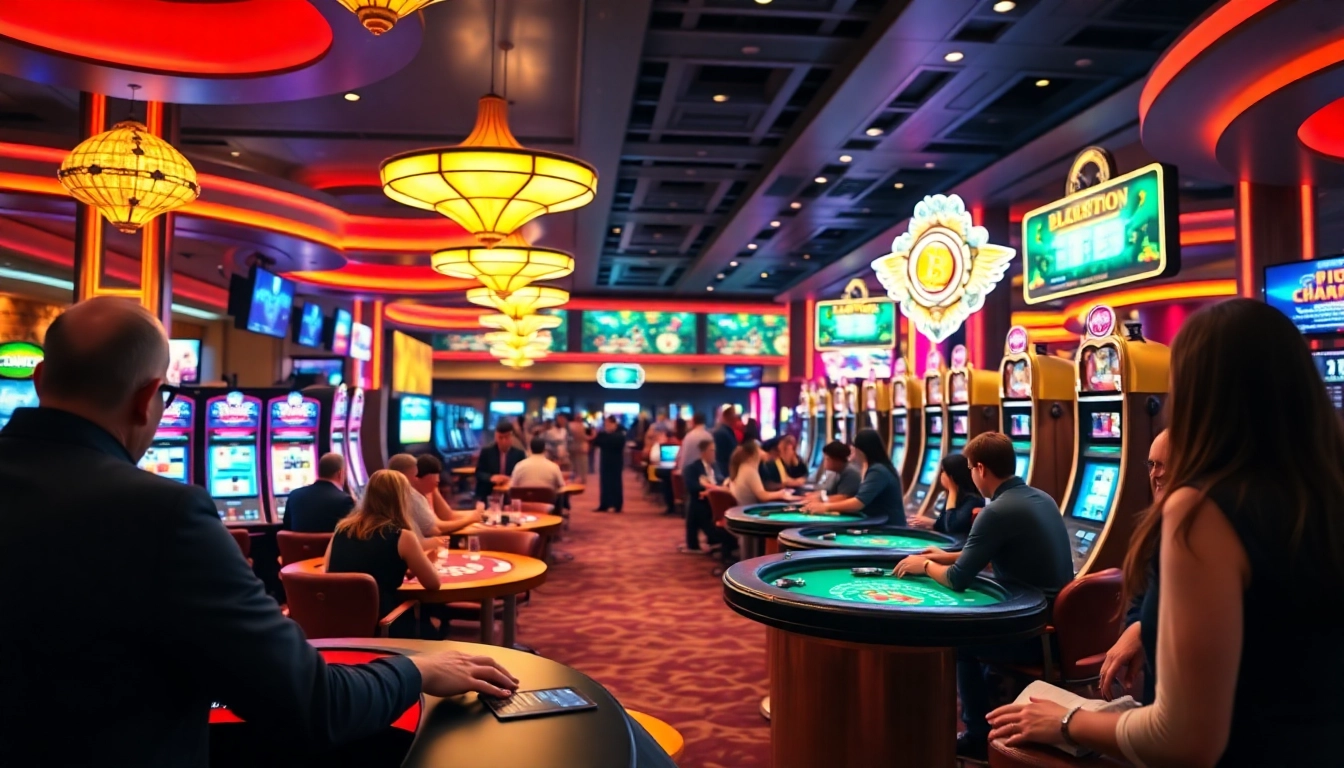 Jouez dans un Bitcoin casino moderne avec des jeux de table passionnants et une ambiance animée.