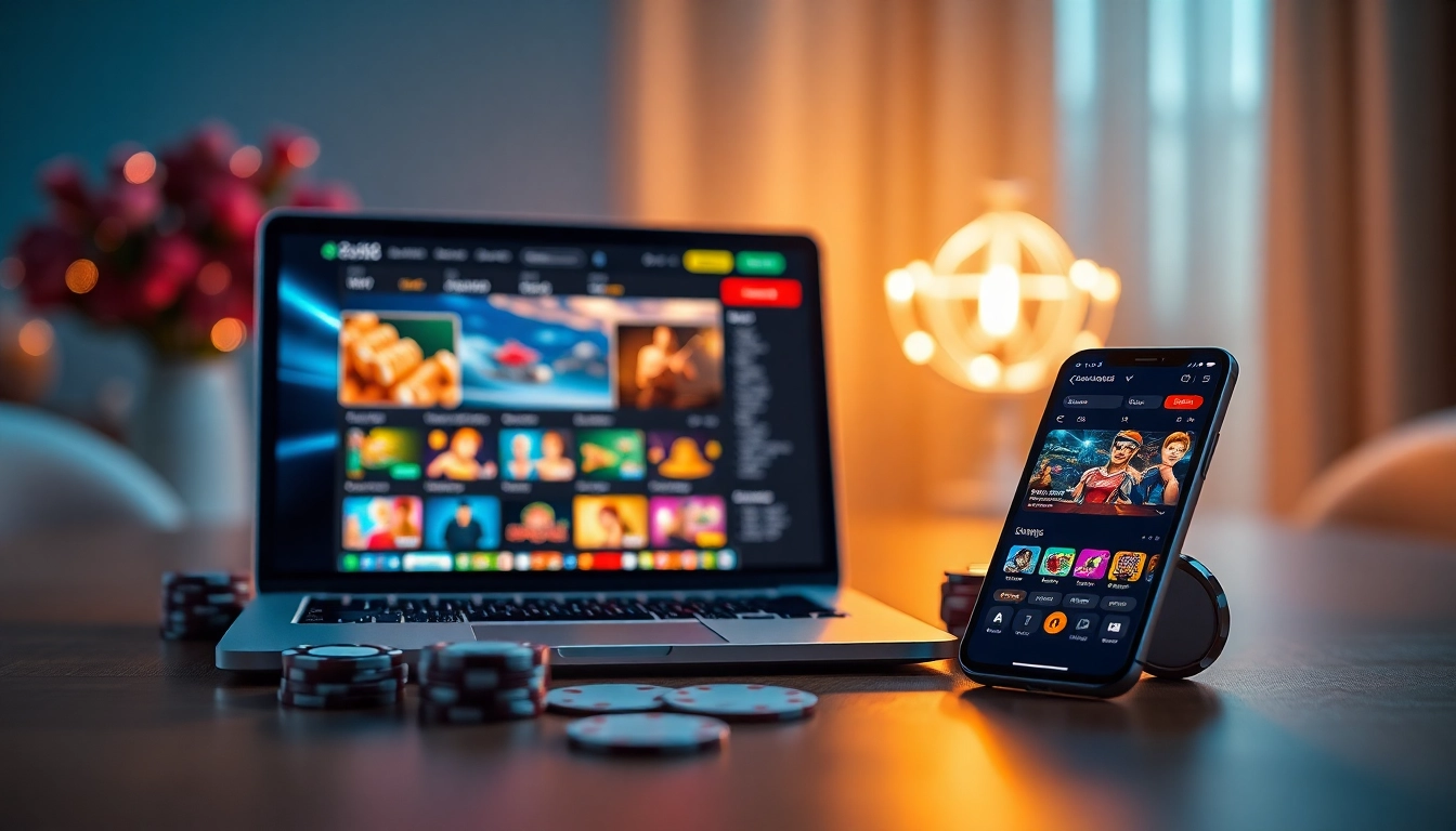 Link mới không chặn open88 showcased on modern gaming devices, symbolizing a trustworthy online gambling experience.