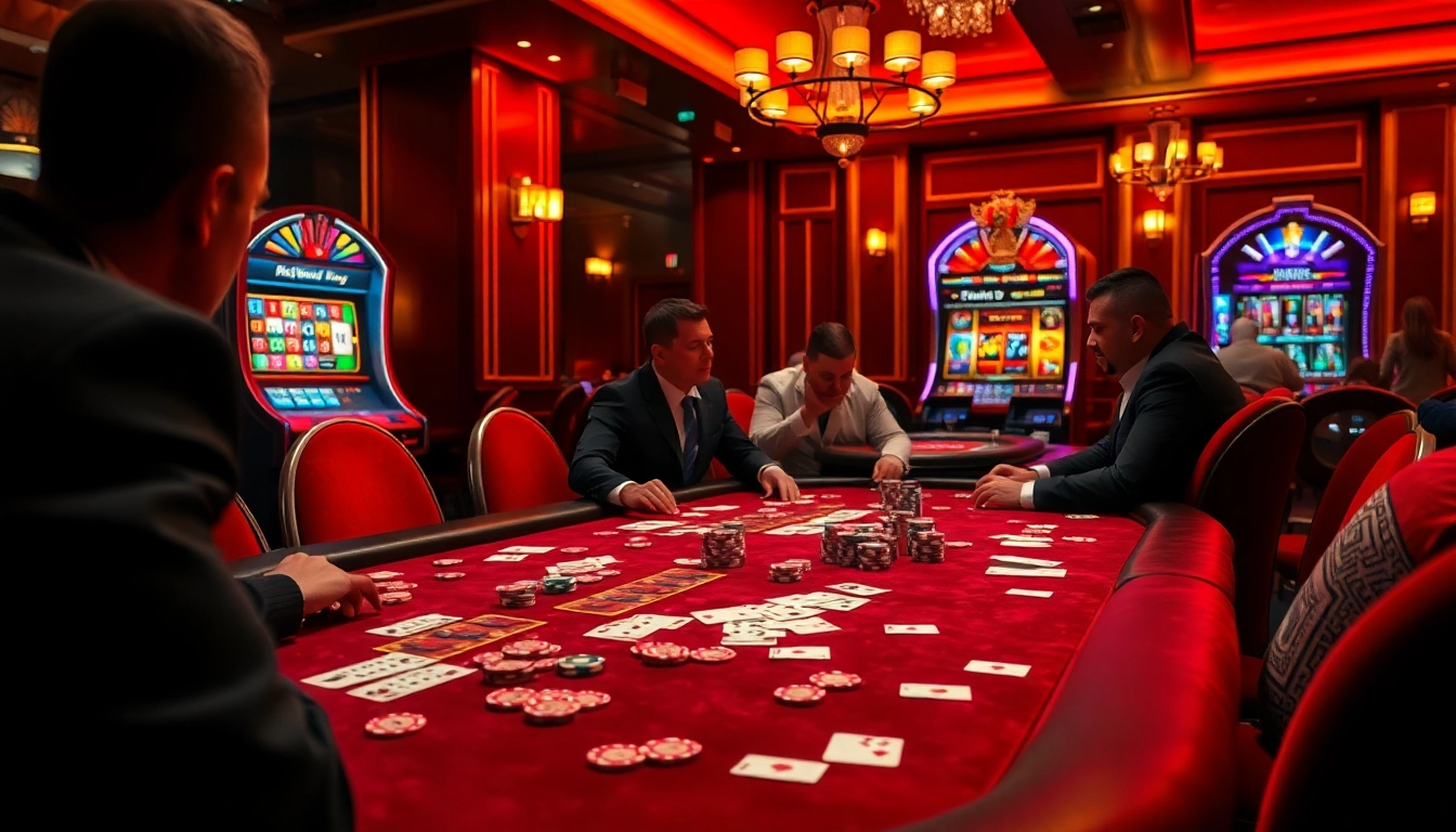 Engage in thrilling poker action at https://ps99seo.com/, showcasing vibrant chips and casino glamour.