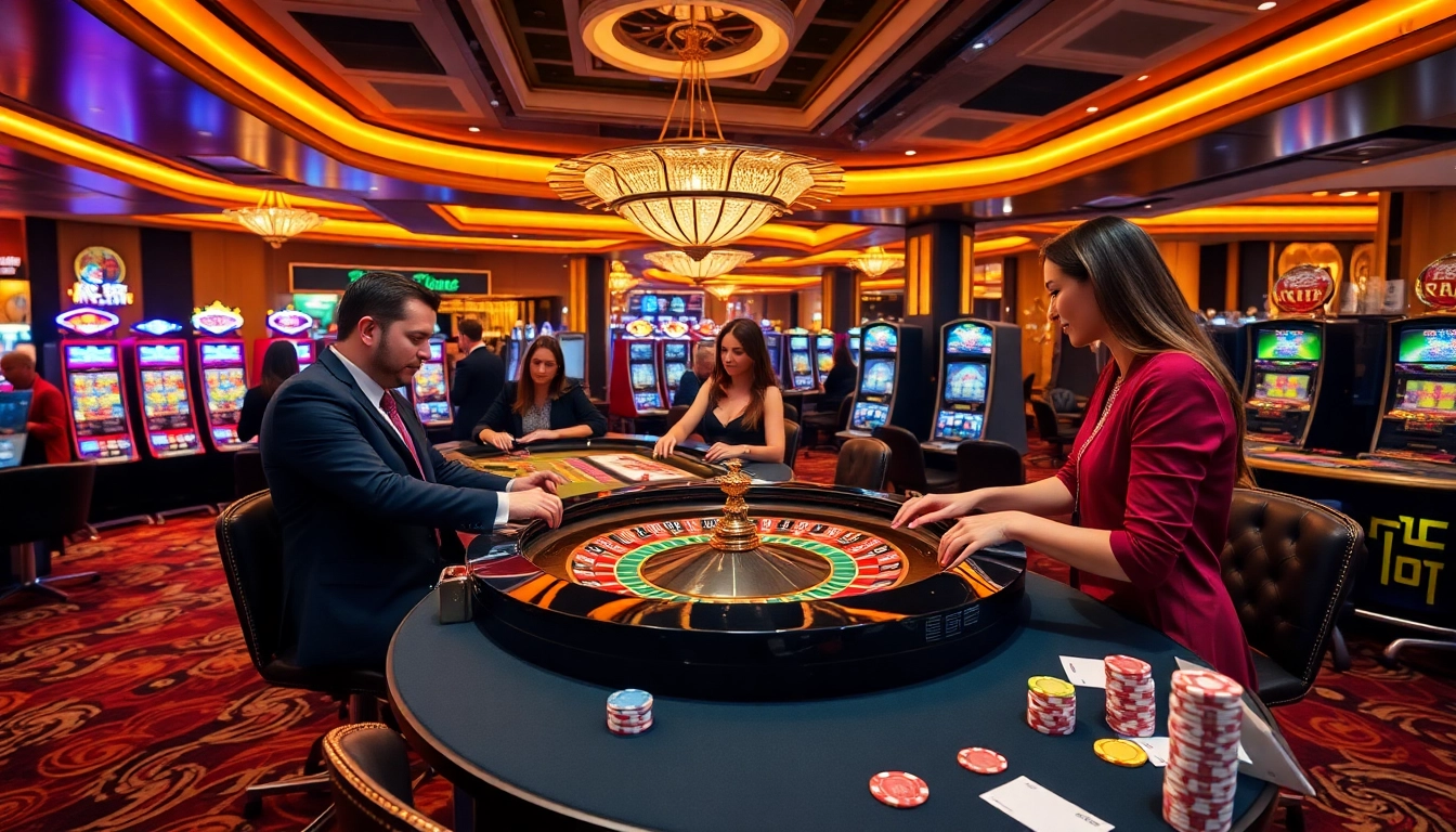 Experience the thrilling atmosphere of xx88.uk.com with vibrant casino gaming settings and professional dealers.